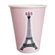 Vasos rosas París 6u